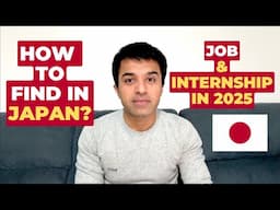 How to find Jobs and Internships in Japan in 2025 without Japanese | Top 4 Ways | Vikasdeep Singh