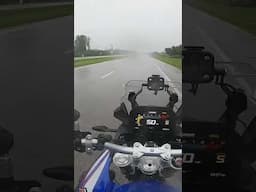 Hurricane Ian in Orlando - Motorcycle Ride in a Hurricane #shorts