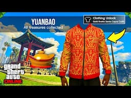 GTA 5 Online ALL 36 Yuanbao Treasure Hunt Locations! (Unlock Gold Snake Capra Outfit & FREE $120K)