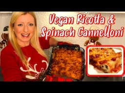 Vegan Christmas – Vegan Recipes – Spinach and Vegan Ricotta Cannelloni – Plant Based Christmas