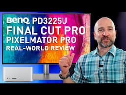 BenQ PD3225U 32" 4K Display | Mac Studio Experience with Final Cut Pro & Pixelmator