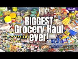 HUGE $400+ MONTHLY GROCERY HAUL 🛒 BIGGEST GROCERY HAUL EVER 2022 AUSTRALIAN GROCERY HAUL AUSTRALIA