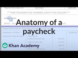 Anatomy of a paycheck