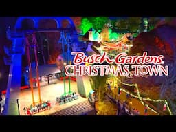 Finnegan's Flyer ChristmasTown (HyperSmooth POV) Busch Gardens Williamsburg