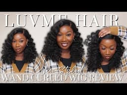 Bouncy and Voluminous Pre-EVERYTHING Styled Wig Install + Review | ft LuvMe Hair | Tan Dotson