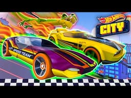 Dino Attacks and High-Stakes Races! 🚗 🏁| Hot Wheels City 40-minute Compilation