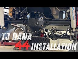 Jeep TJ Dana 44 Rear Axle Build & Installation Setup