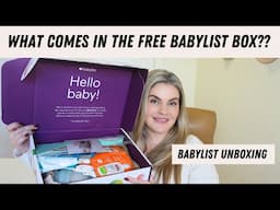 Unboxing The FREE Babylist Hello Baby Box