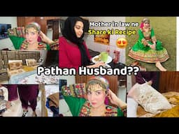 Meray Husband Pathan hain?🤨❤️- Sasu Maa ne Share ki Recipe 😍Nand ki framish py pehna Pathani Dress👗