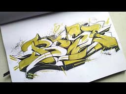 Pure GOLD Graffiti | Blackbook piece | BOSE