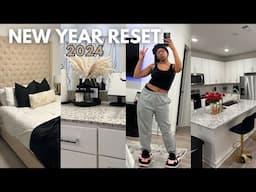 2024 New Year Reset| Deep Cleaning & Decluttering My Apartment| Get Ready With Me For The New Year