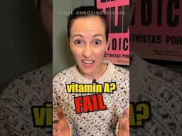 EXPOSED: Deficient Vegans Can’t Get Vitamin A #shorts #short