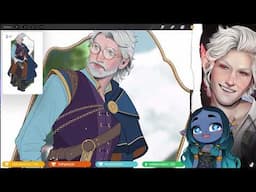 ART STREAM | Percy: Critical Role The Legend of Vox Machina | Twitch VOD