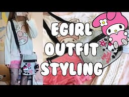 Egirl Outfit Styling - My Melody Sweaters