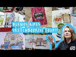 ⭐️ Sketchbook Tour // Urban Sketching in Buenos Aires 2024 (& USk Symposium)!