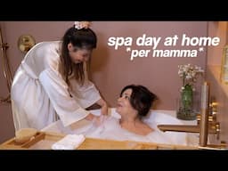 TRASFORMO CASA MIA IN UNA SPA RILASSANTE PER MIA MAMMA!🛁🫧