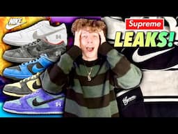 HUGE LEAKS...Supreme S/S '25 Will Be INSANE! (Nike SB, TNF, + More)