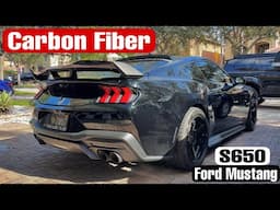 2024 Ford  Mustang Carbon Fiber Taillights (s650)