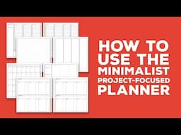 🔴 LIVE - How to Use the Minimalist Project-Focused 2024 Planner