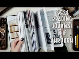 2024 Reading Journal Flip Through | My Finished Journal