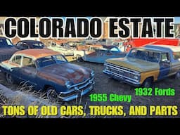 Estate cleanout in Colorado Full of Treasures! #antiquecar #oldcar #oldcarparts #hotrod #ratrod