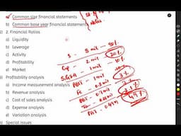 CMA US Part 2 - Section A: Master Financial Statement Analysis (Comprehensive Guide)