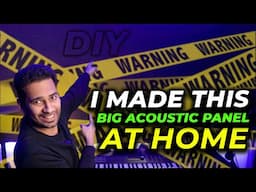 DIY Acoustic Panels - How To Make Big Acoustic Panel at Home | Hindi