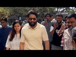 Naga Chaitanya Arrive In Mumbai To Promote His Film 'Thandel' With Sai Pallavi