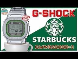 A New Cup-O-Joe From G-Shock! | G-Shock Full Metal Starbucks Solar Atomic GMWB5000D-3