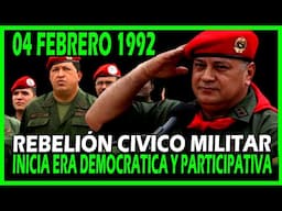 🔴URGENTE! DIOSDADO  EXPLICA EL 04 DE FEBRERO DE 1992, REBEL1ÓN CÍVICO MILITAR, DIA DE LA DIGNIDAD