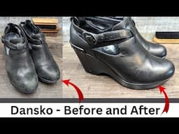 Cleaning Conditioning and Polishing a Pair of Dansko Wedges