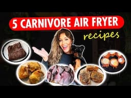 Here are some delicious carnivore recipes that can be made quickly and simply in an air fryer!