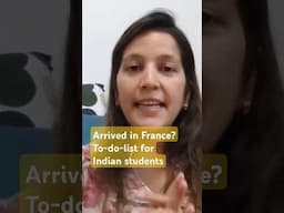 To-do-list for Indian students #studyabroadfrance #indianstudents #studyinfrance #indianinfrance