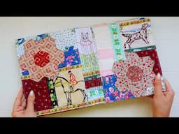 ✿ my new journal ✿ with TUTORIAL | Felt Fabric Journal Cover DIY