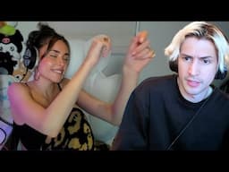 Madison Beer Reacts To XQC's Music in front of him 😂