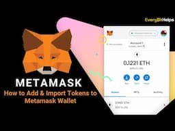 How to Add Custom Tokens to Metamask Wallet 2024 (Import Token to Metamask)