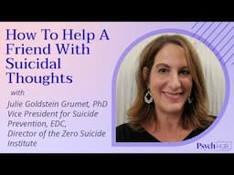 How To Help A Friend With Suicidal Thoughts