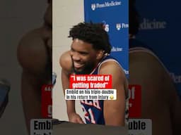 Embiid had jokes after the Luka-AD trade 😅