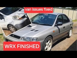 Kingatow Crew #190 WRX GC8 finished and renault traffic van maf air flow meter issues explained