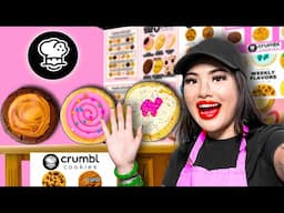 LILY OPENS CRUMBLE COOKIE RESTAURANT IN HER HOUSE | I BUILD MY COOKIE STORE AT HOME BY SWEEDEE