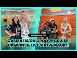 Casmalia Talks Groove Cruise, New Live Performance & Game-Changing Collabs! | Groove Cruise 2025 🛳️