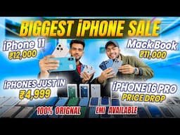 Biggest iPhone Sale Ever 🔥| Cheapest iPhone Market  | Second Hand Mobile | iPhone15 Pro iPhone 16