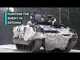 British Army and Nato forces test Estonia's biggest security threat