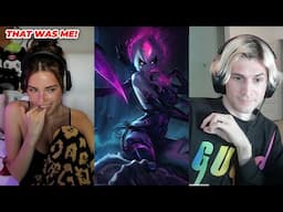 Madison Beer tells/shows XQC how she became Evelynn in League of Legends