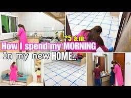 *AMAZING* How to Clean FLOOR TILES like a Magic✨5.A.M MORNING ROUTINE , Breakfast & Lunchbox