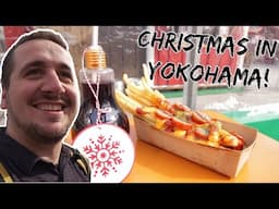 Getting festive at Yokohama Christmas market!