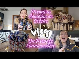 Weekly vlog : Gâteau kinder et première semaine de crèche.