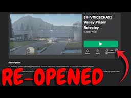 ROBLOX VALLEY PRISON IS BACK!!