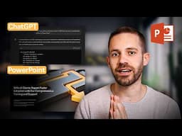 A GENIUS Way To Make PowerPoint Slides With AI (ChatGPT)