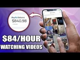 Get Paid $84 Per Hour Watching Video! (Make Money Watching Videos) | Make Money From Your Phone 2025